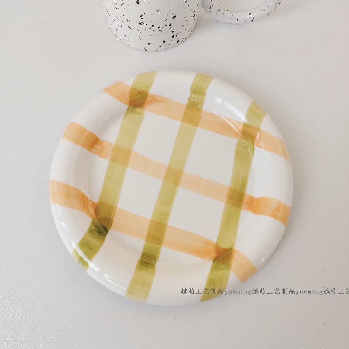 High Beauty Under Glaze Ceramic Plate