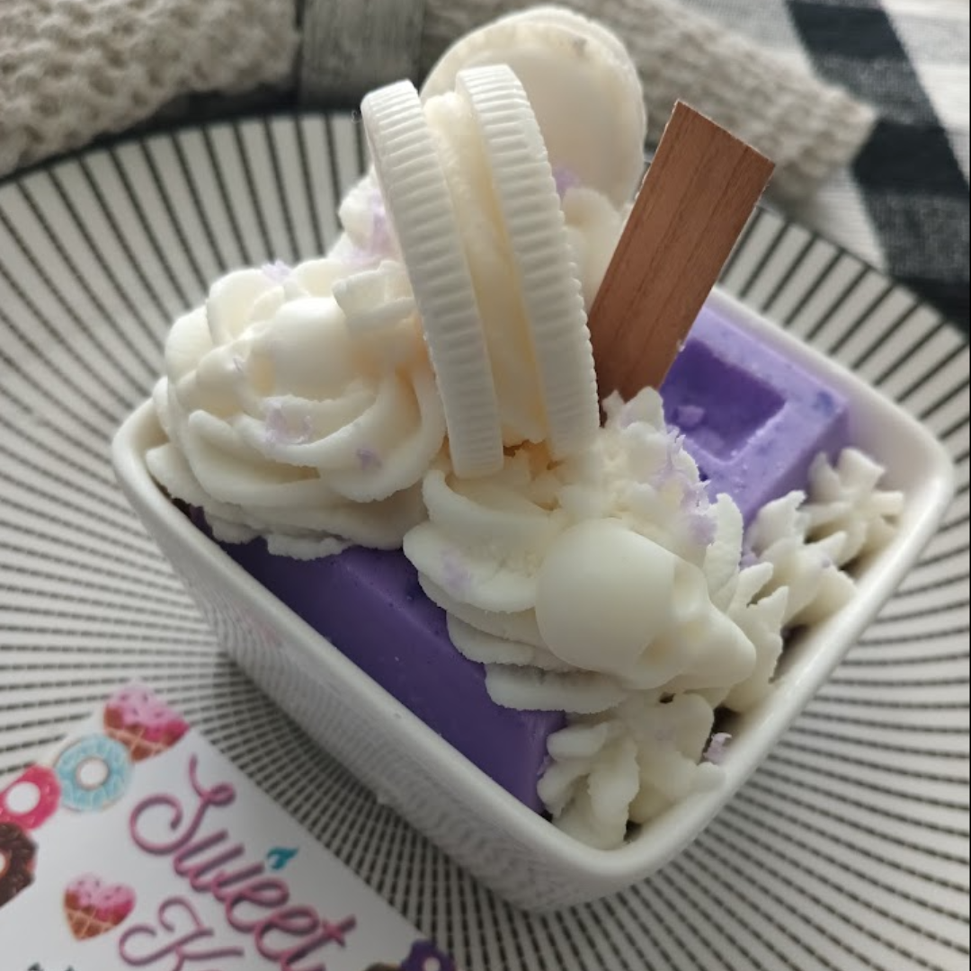 Waffle Dessert -Toasted coconut