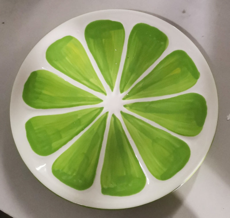 Fruit Shaped Ceramic Plate